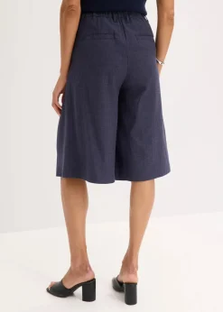 Damen bonprix Bekleidung·Outdoorbekleidung|Bekleidung·Kleider|Bermudas mit Bundfalten