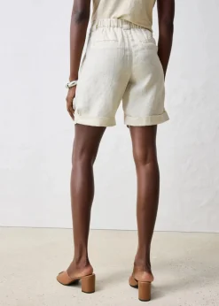 Damen bonprix Bekleidung·Outdoorbekleidung|Bekleidung·Kleider|Bermudashorts aus reinem Leinen