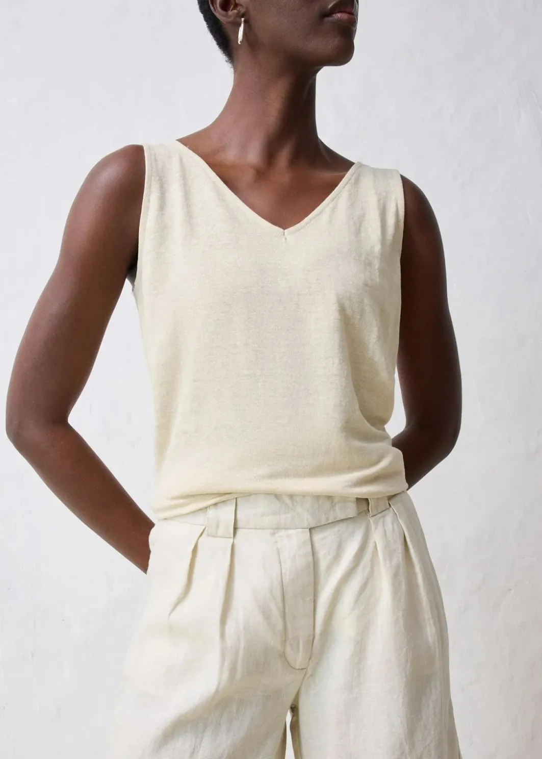 Damen bonprix Bekleidung·Outdoorbekleidung|Bekleidung·Kleider|Bermudashorts aus reinem Leinen