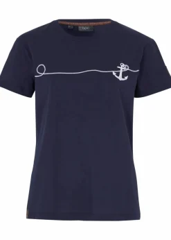 Outlet Besticktes T-Shirt Damen Nachhaltigere Materialien|Shirts & Tops