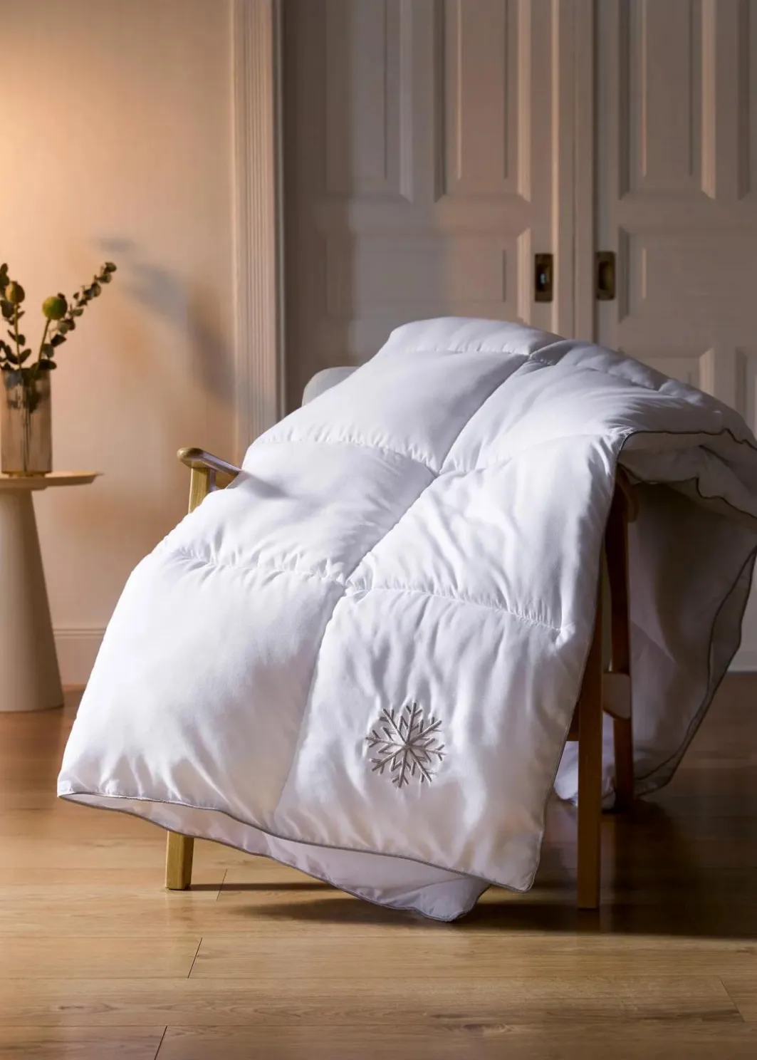 bonprix Bettdecken|Bettdecken|Bettdecke Daunen Touch Schneeflocke extrawarm