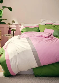 Discount Bettwäsche mit Colorblock Design Bettwäsche