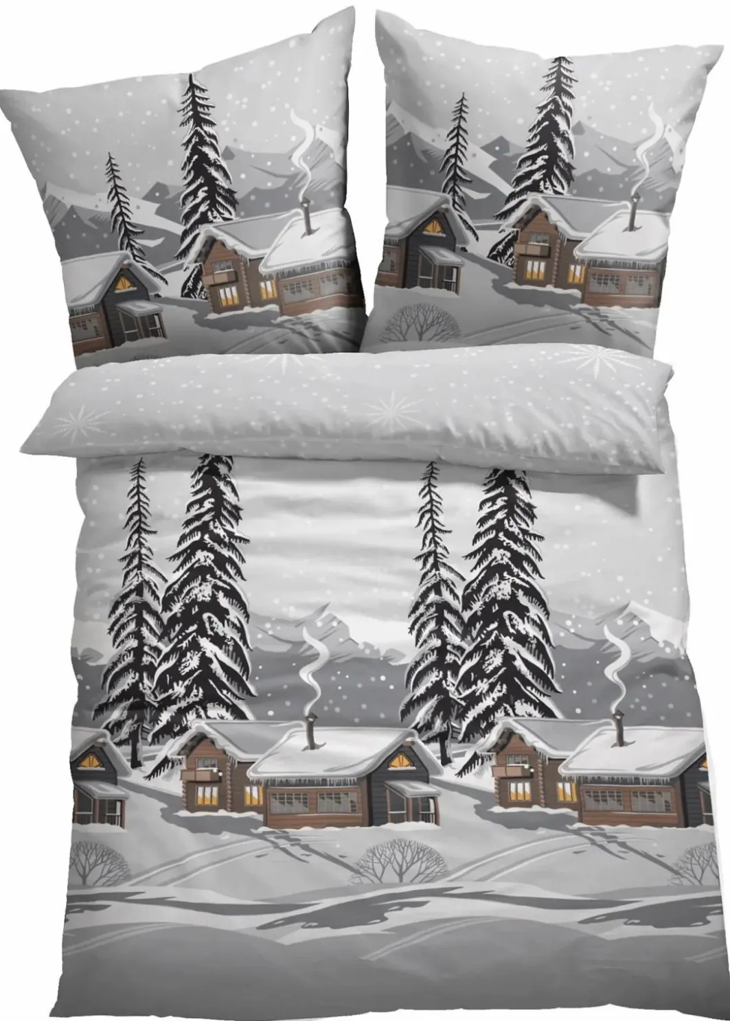 Hot Bettwäsche mit Landschaft Bettwäsche|Weihnachtsdeko & -Textilien·Bettwäsche