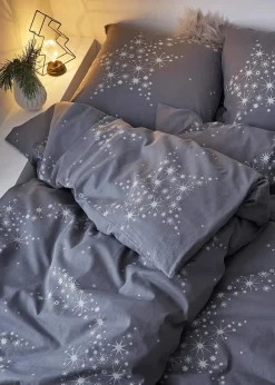 bonprix Bettwäsche|Weihnachtsdeko & -Textilien·Bettwäsche|Bettwäsche mit Sternen