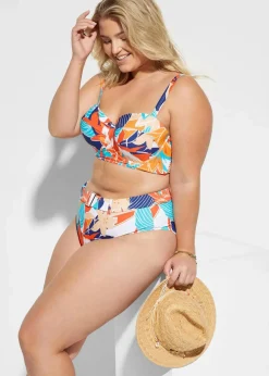 Damen bonprix Nachhaltigere Materialien|Bademode·Bikinis|Bügel Bikini mit Highwaist-Bikinihose (2-tlg.Set)