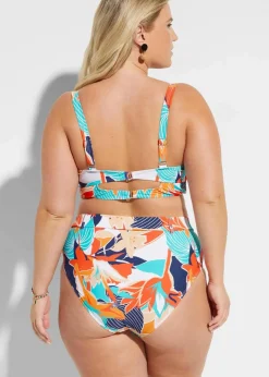 Damen bonprix Nachhaltigere Materialien|Bademode·Bikinis|Bügel Bikini mit Highwaist-Bikinihose (2-tlg.Set)