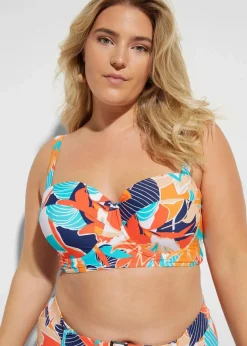 Damen bonprix Nachhaltigere Materialien|Bademode·Bikinis|Bügel Bikini mit Highwaist-Bikinihose (2-tlg.Set)