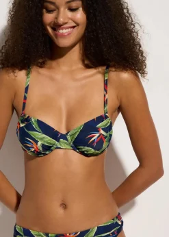 Damen bonprix Große Cups D-F|Nachhaltigere Materialien|Bügel Bikini Oberteil