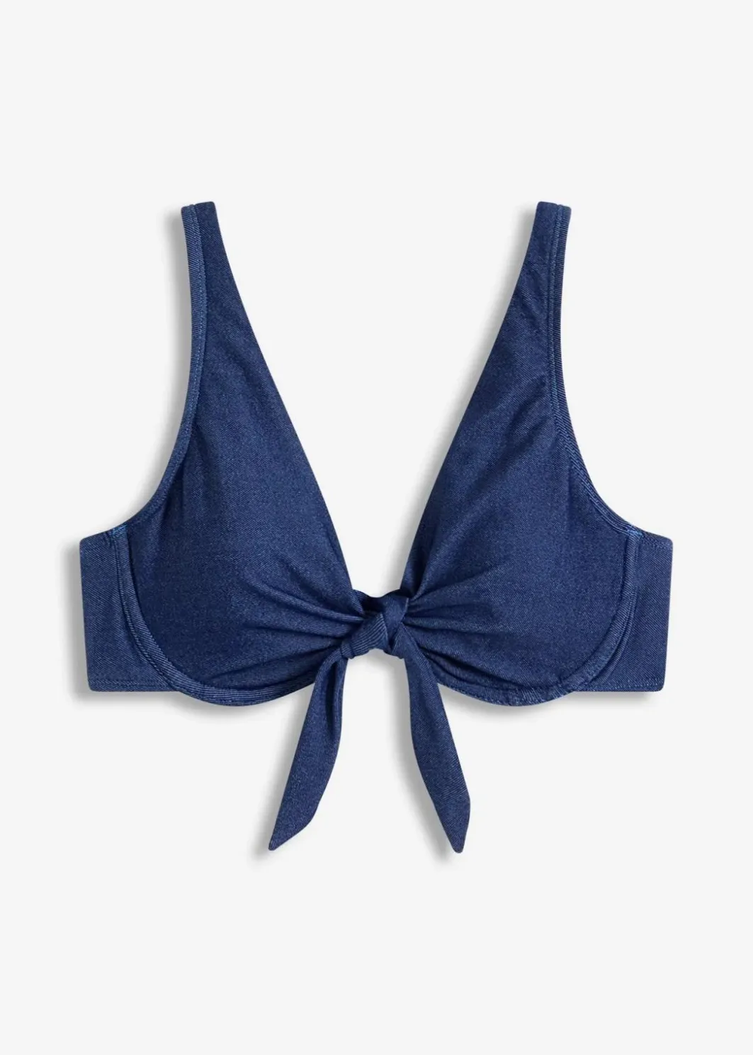 Damen bonprix Mix & Match|Bikinis|Bügel Bikini Oberteil in Jeansoptik