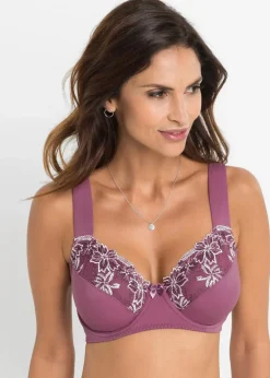 Damen bonprix Große Cups D-H|Bhs|Bügel-BH mit gepolsterten Trägern (2er Pack)