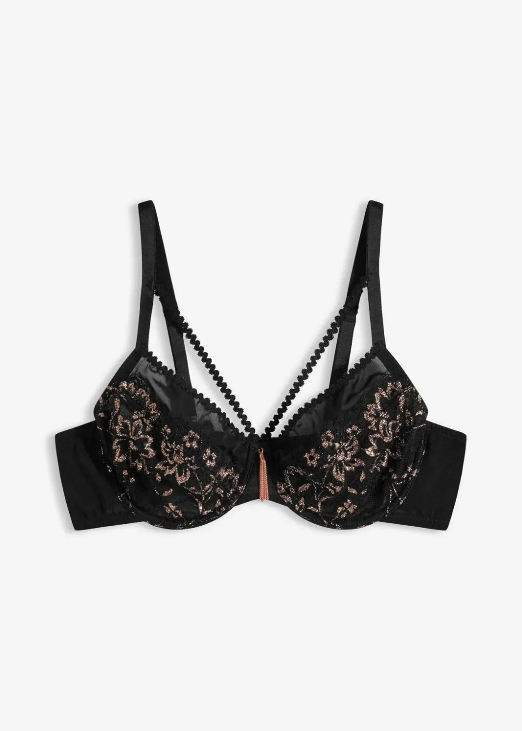 Discount Bügel-BH mit Glitzergarn Damen Wäsche·Dessous|Wäsche·Große Cups D-H
