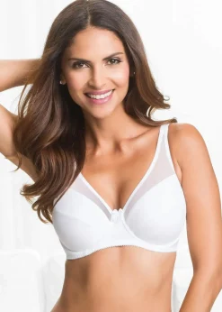 Damen bonprix Große Cups D-H|Bhs|Bügel-BH mit Mesh (2er Pack)