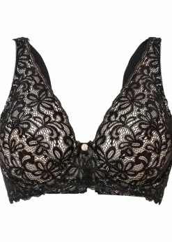 Hot Bügel-BH mit zarter Spitze Damen Große Cups D-H|Nachhaltigere Materialien