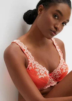 Best Bügel-BH mit zarter Spitze (2er Pack) Damen Große Cups D-H|Nachhaltigere Materialien