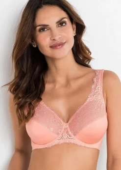 Hot Bügel-BH mit zarter Spitze (2er Pack) Damen Große Cups D-H|Nachhaltigere Materialien