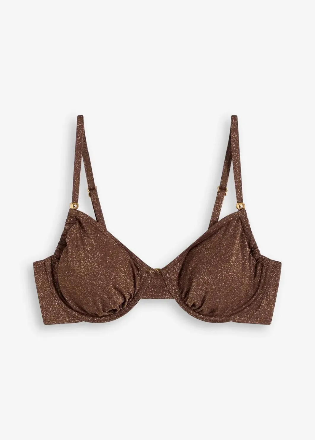 Discount Bügel-Bikinioberteil aus glitzerndem Material Damen Bikinis|Mix & Match