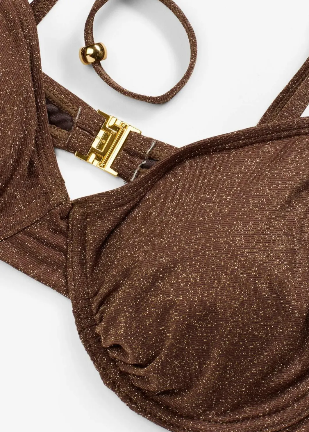 Discount Bügel-Bikinioberteil aus glitzerndem Material Damen Bikinis|Mix & Match