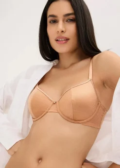 Best BH mit Bügel aus schimmerndem Material Damen Große Cups D-H|Bhs