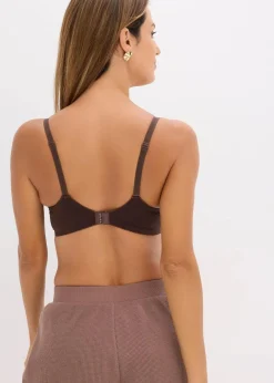 Damen bonprix Nachhaltigere Materialien|Bhs|BH mit Bügel mit Glanzeffekt (2er Pack)