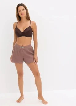 Damen bonprix Nachhaltigere Materialien|Bhs|BH mit Bügel mit Glanzeffekt (2er Pack)