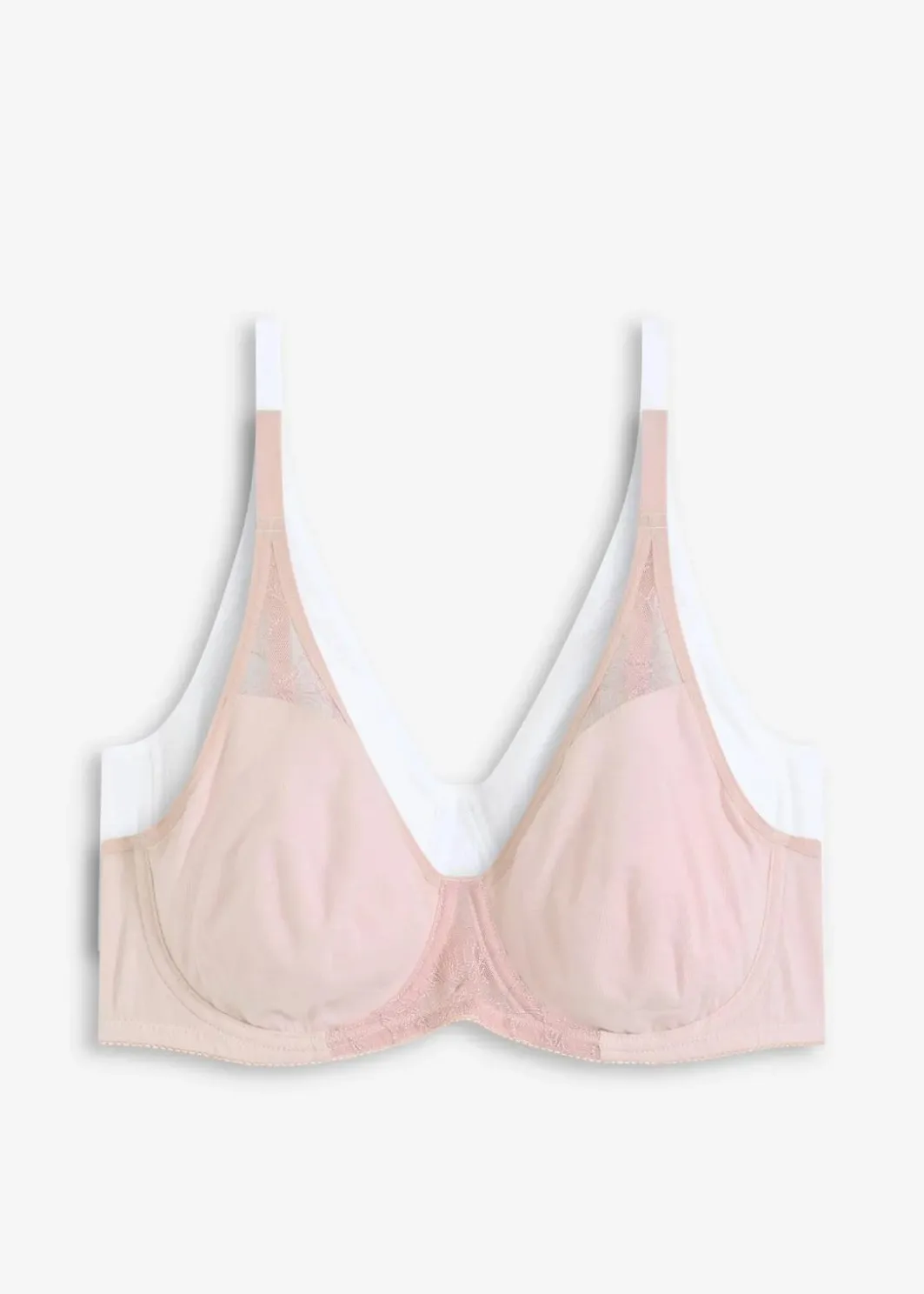 Damen bonprix Wäsche·Baumwollunterwäsche|Wäsche·Bhs|BH mit Bügel mit weicher Baumwolle (2er Pack)