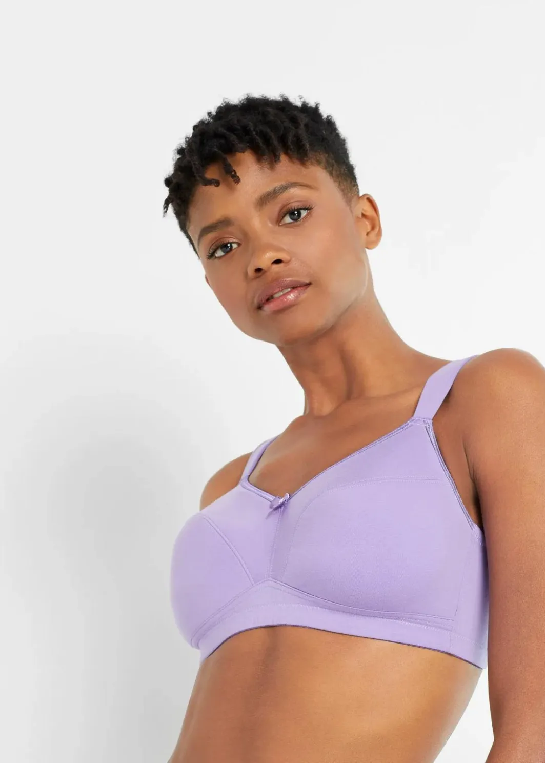 Outlet BH ohne Bügel mit Baumwolle (3er Pack) Damen Große Cups D-H|Bhs