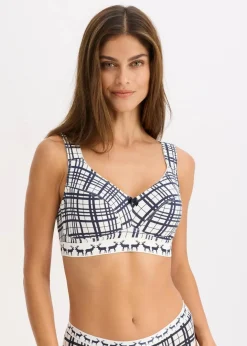 Damen bonprix Große Cups D-H|Bhs|BH ohne Bügel mit Baumwolle (2er Pack)