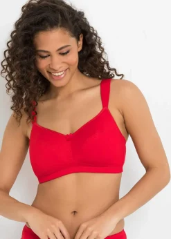 Damen bonprix Große Cups D-H|Bhs|BH ohne Bügel mit Baumwolle (3er Pack)