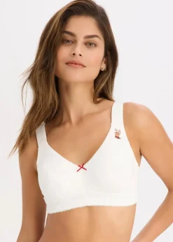 Outlet BH ohne Bügel mit Bio-Baumwolle (2er Pack) Damen Wäsche·Baumwollunterwäsche|Wäsche·Große Cups D-H