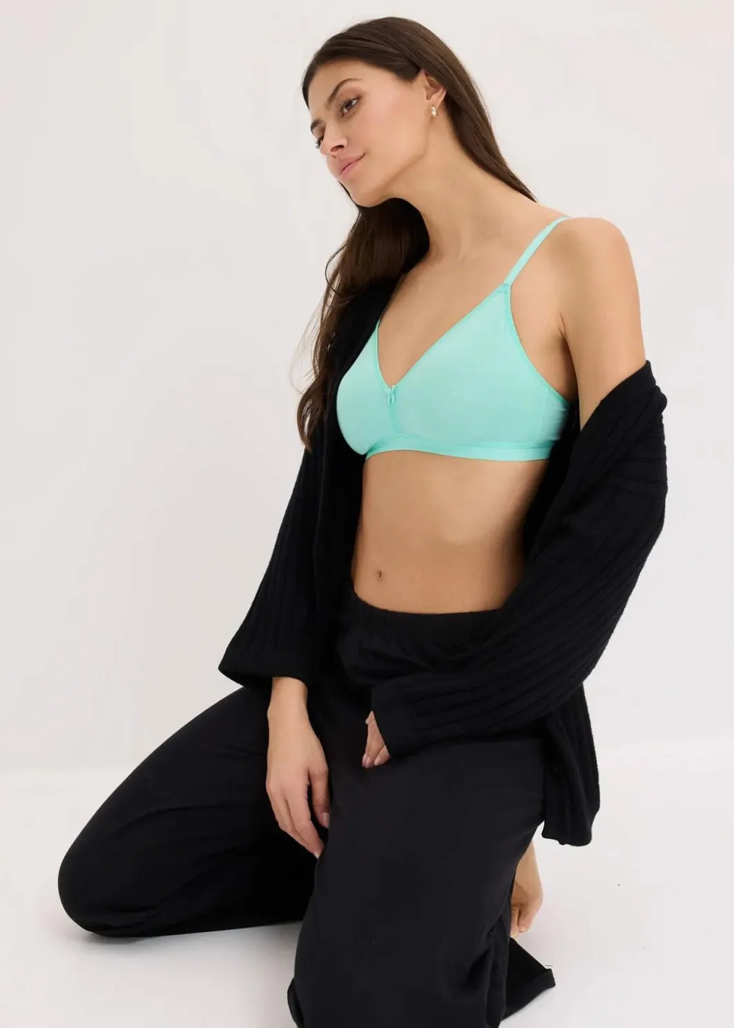 Discount BH ohne Bügel mit Bio-Baumwolle (3er Pack) Damen Baumwollunterwäsche|Nachhaltigere Materialien