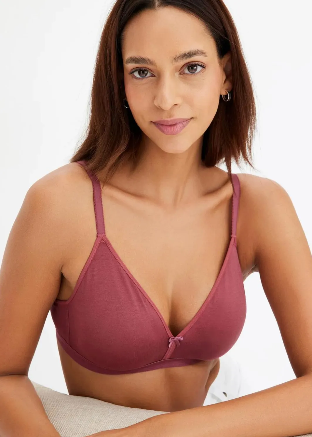 Sale BH ohne Bügel mit Bio-Baumwolle (3er Pack) Damen Baumwollunterwäsche|Nachhaltigere Materialien