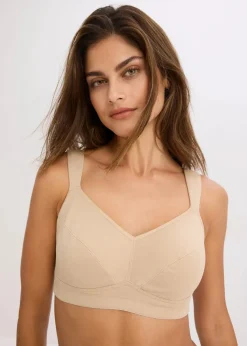 New BH ohne Bügel mit Bio-Baumwolle (2er Pack) Damen Große Cups D-H|Nachhaltigere Materialien