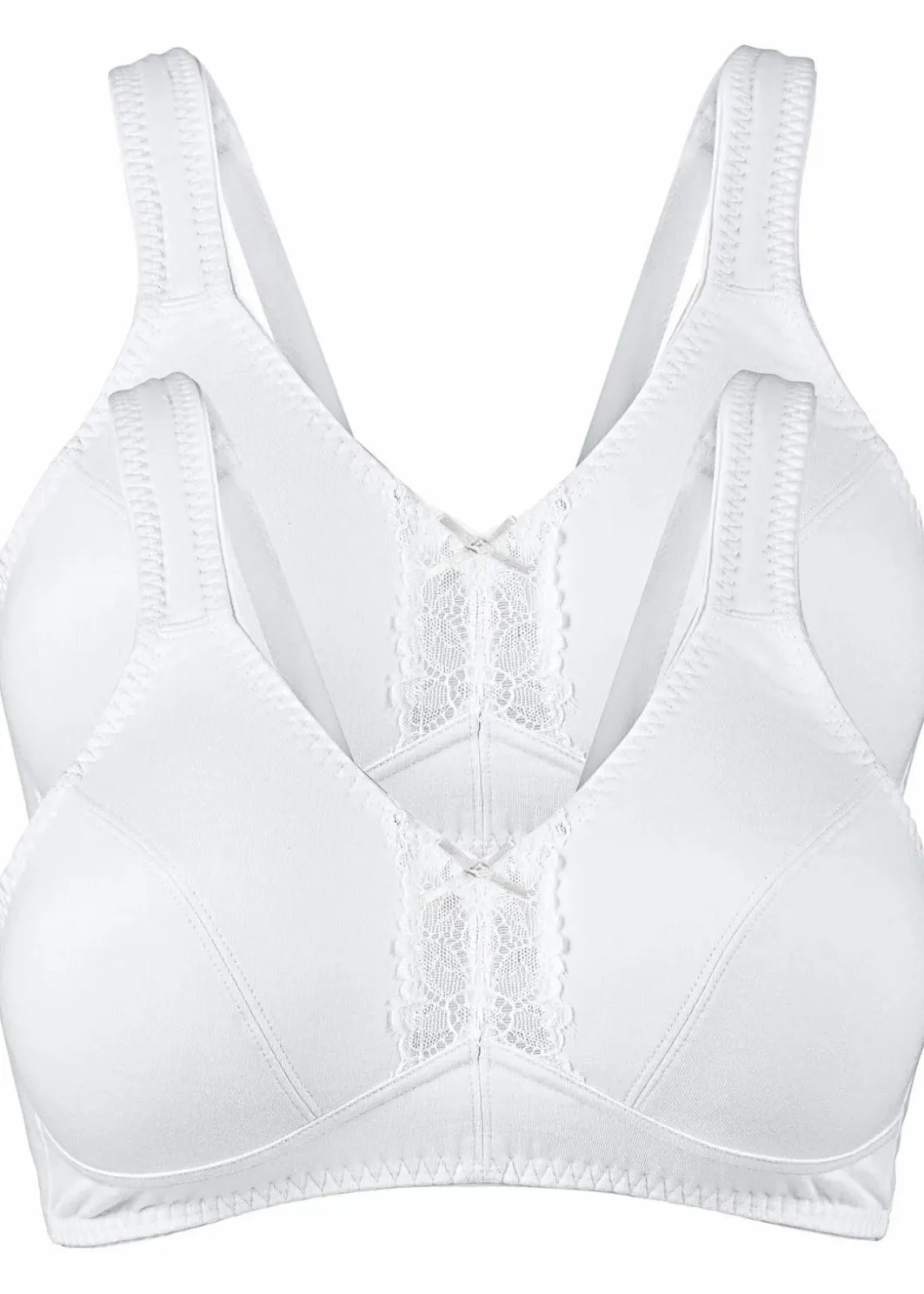 Online BH ohne Bügel mit Bio-Baumwolle (2er Pack) Damen Wäsche·Basics|Wäsche·Baumwollunterwäsche