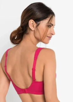 Damen bonprix Große Cups D-H|Nachhaltigere Materialien|BH ohne Bügel mit Bio-Baumwolle (2er Pack)