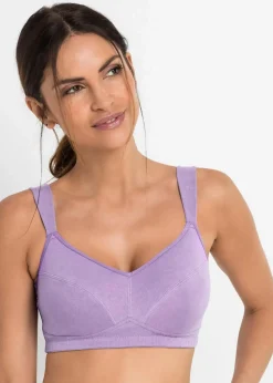 BH ohne Bügel mit Bio-Baumwolle (2er Pack) Damen Große Cups D-H|Nachhaltigere Materialien