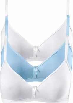 Hot BH ohne Bügel mit Bio-Baumwolle (3er Pack) Damen Baumwollunterwäsche|Nachhaltigere Materialien