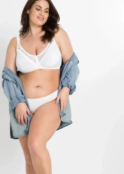 Outlet BH ohne Bügel mit Bio-Baumwolle (2er Pack) Damen Große Cups D-H|Nachhaltigere Materialien