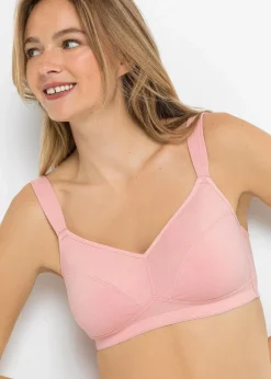 Hot BH ohne Bügel mit Bio-Baumwolle (2er Pack) Damen Große Cups D-H|Nachhaltigere Materialien