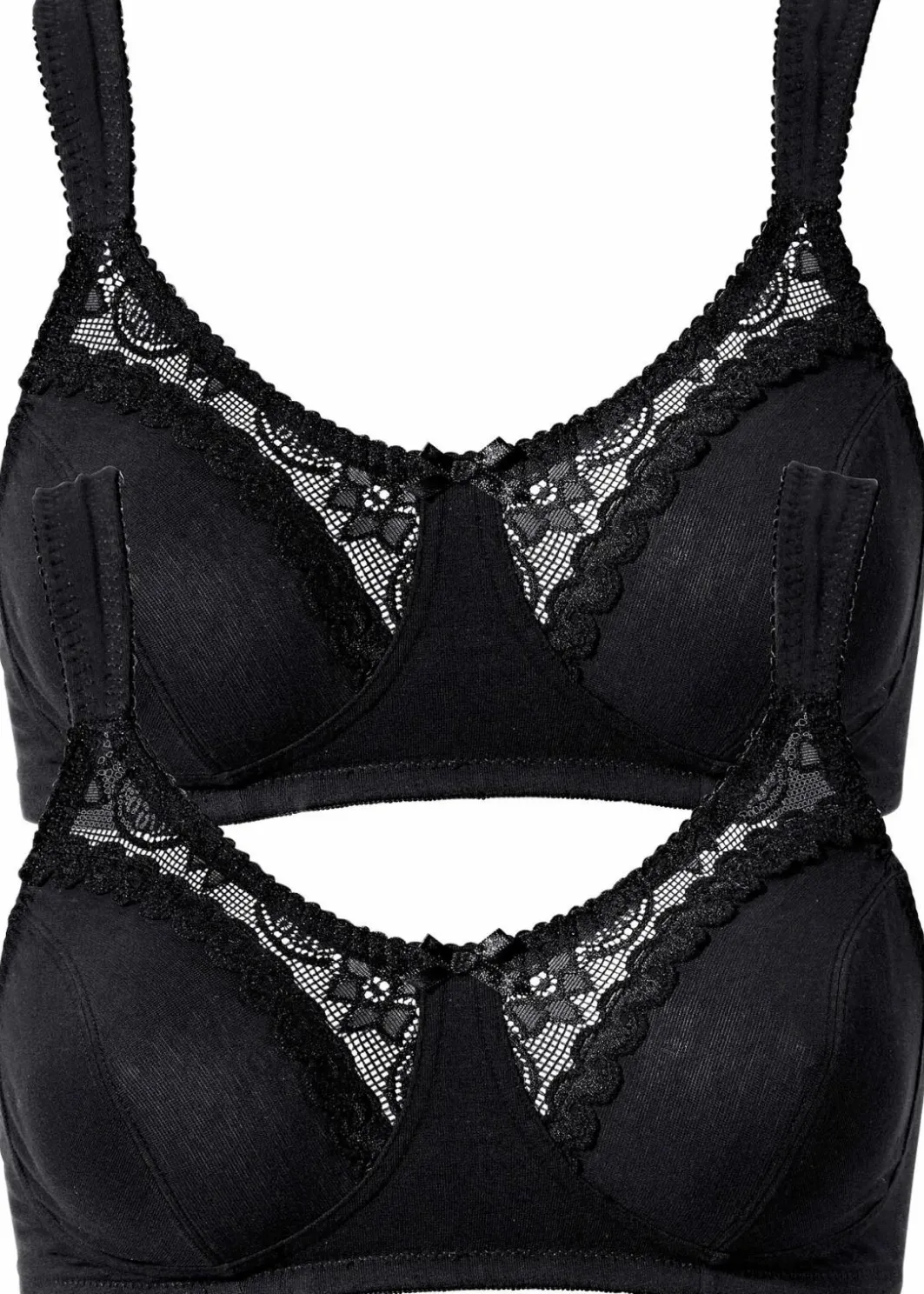 Best BH ohne Bügel mit Bio-Baumwolle (2er Pack) Damen Wäsche·Basics|Wäsche·Baumwollunterwäsche