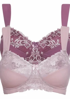 Hot BH ohne Bügel mit gepolsterten Trägern (2er Pack) Damen Große Cups D-H|Bhs
