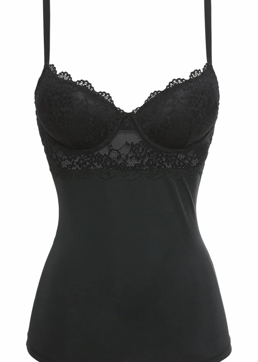 Damen bonprix Nachhaltigere Materialien|Dessous|BH-Hemd aus glatter Microfaser