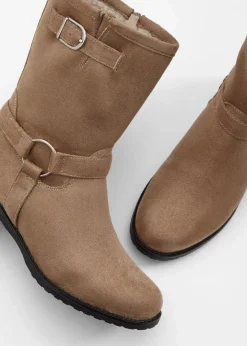 Damen bonprix Gefütterte Winterschuhe|Boots|Biker Boot