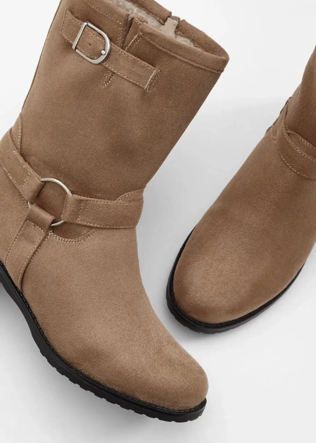 Damen bonprix Gefütterte Winterschuhe|Boots|Biker Boot
