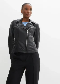Clearance Bikerjacke aus Nappaleder Damen Jacken & Mäntel|Premium