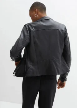 Clearance Bikerjacke aus Nappaleder Damen Jacken & Mäntel|Premium