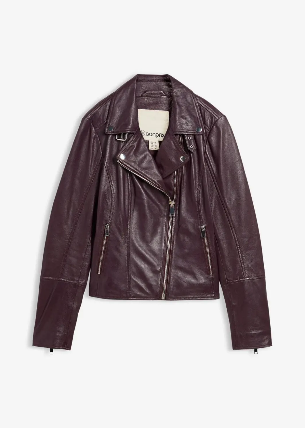 Hot Bikerjacke aus Nappaleder Damen Bekleidung·Hosen|Premium