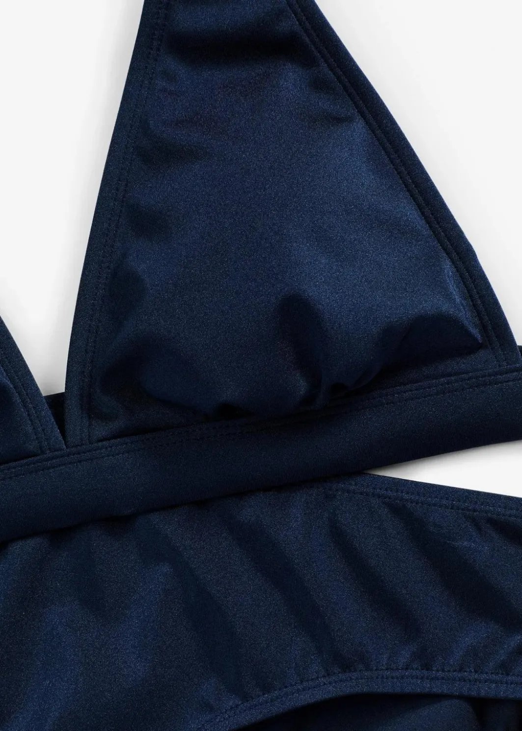 Bikini (2-tlg.Set) aus glänzendem Material Damen Nachhaltigere Materialien|Bikinis