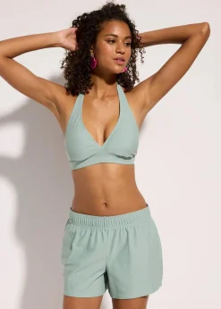 Damen bonprix Nachhaltigere Materialien|Bikinis|Bikini und Badeunterteil (3-tlg.Set)