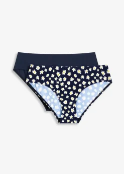 Damen bonprix Nachhaltigere Materialien|Mix & Match|Bikinihose (2er Pack)