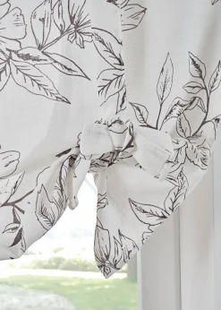 Clearance Bindegardine mit Blumendruck Raffrollos